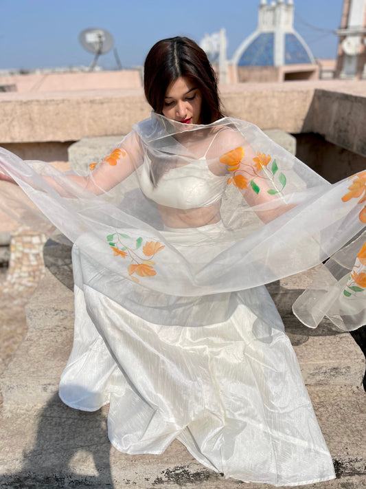 Fusion Mangolia Dupatta