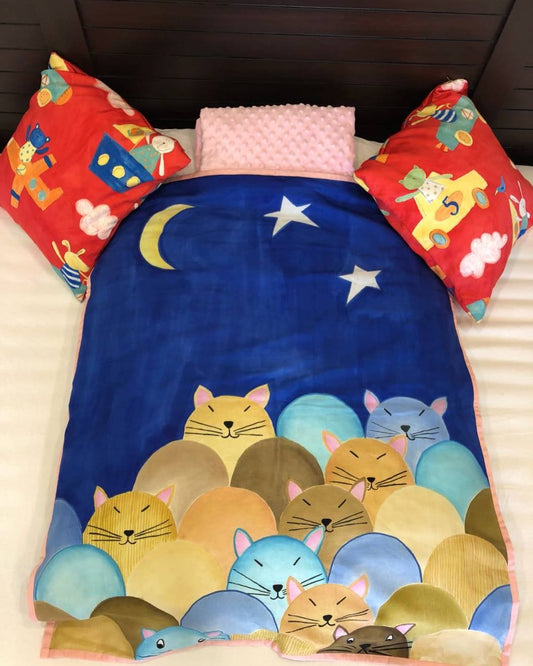 Midnight Cats Blanket