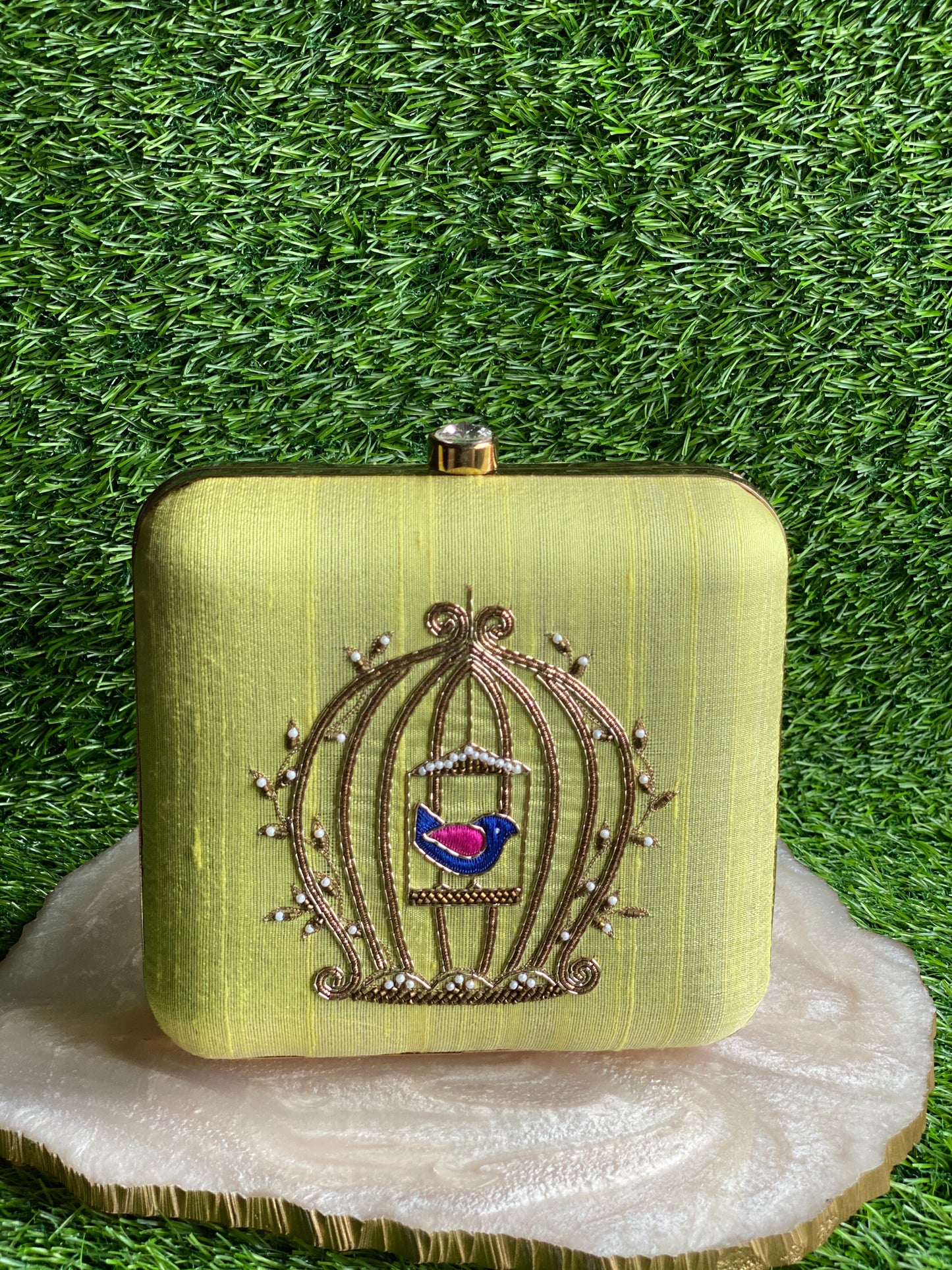 Bird Cage Clutch