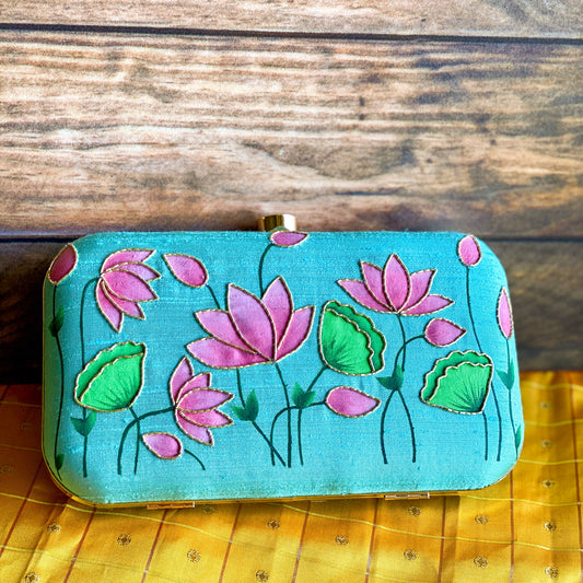 Pichwai Lotus Clutch