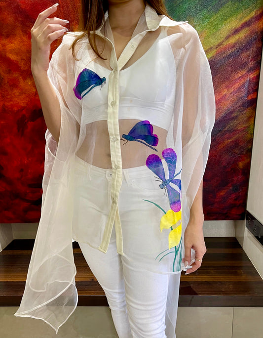 Butterfly Poncho Shirt