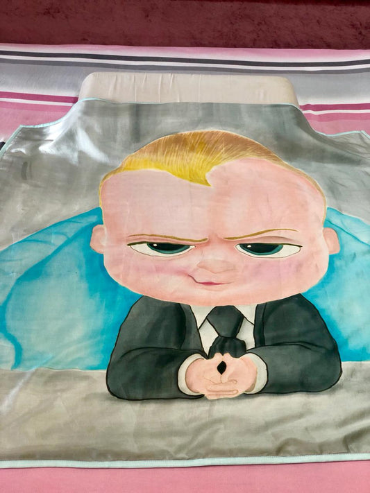 Boss Baby in Office Blanket