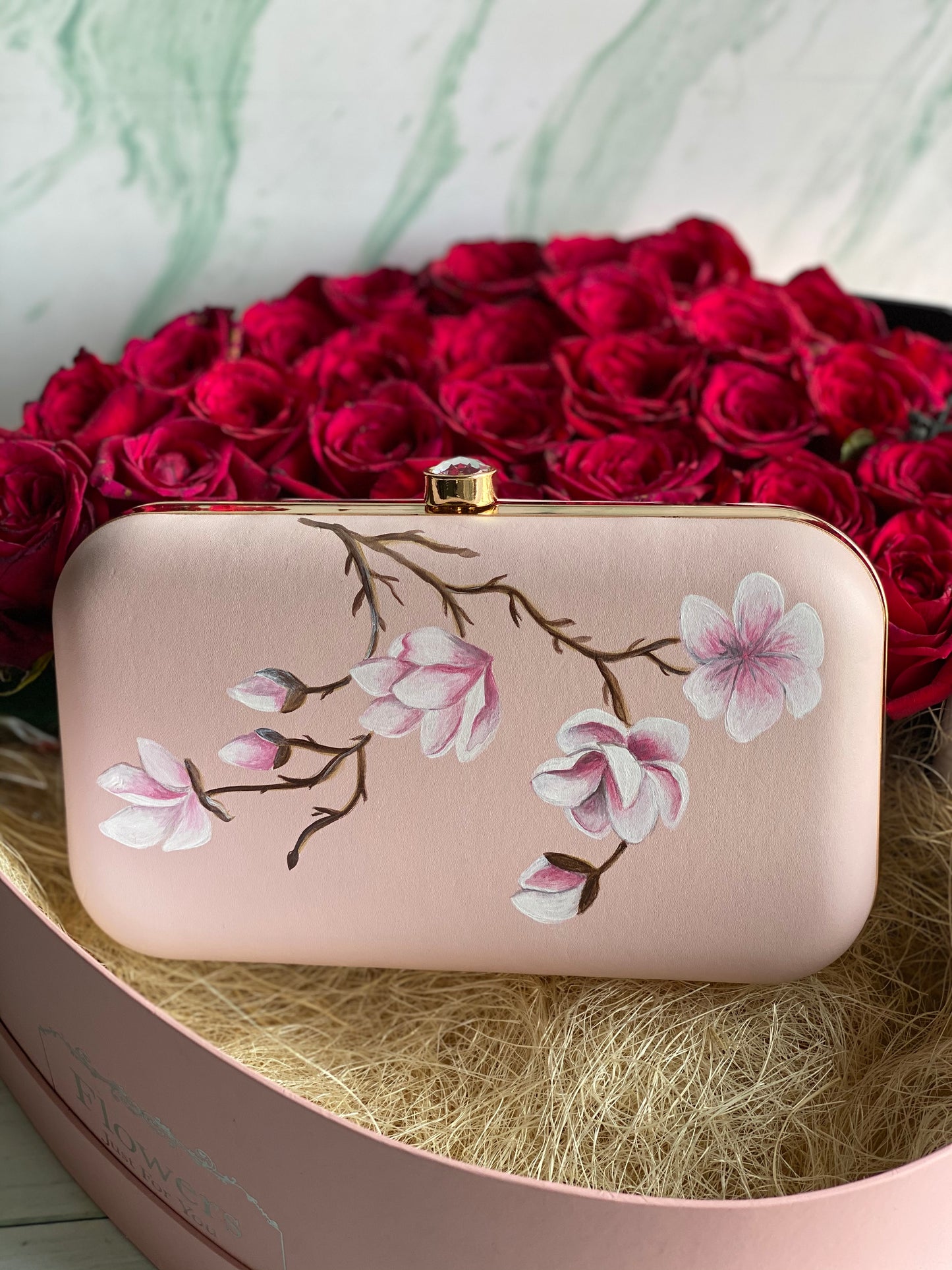 Japanese Cherry Blossom Clutch