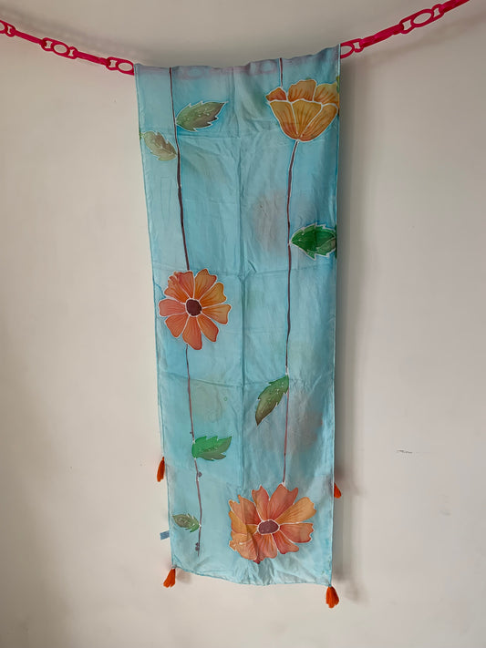Orange Bloom Scarf