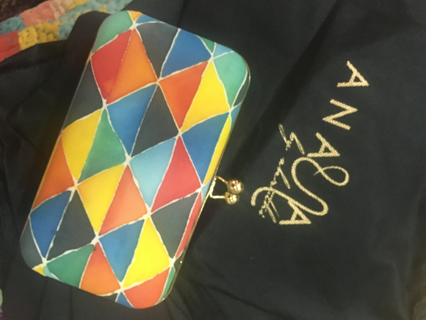 Raza Triangles Clutch