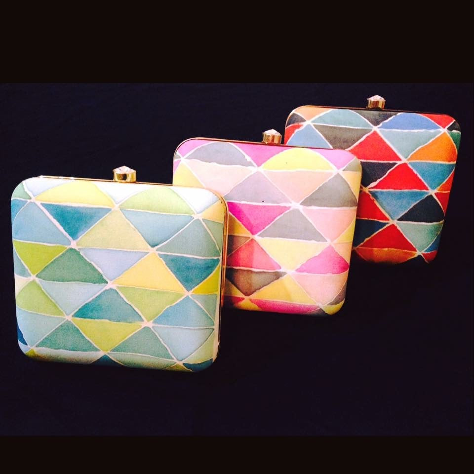 Raza Triangles Clutch