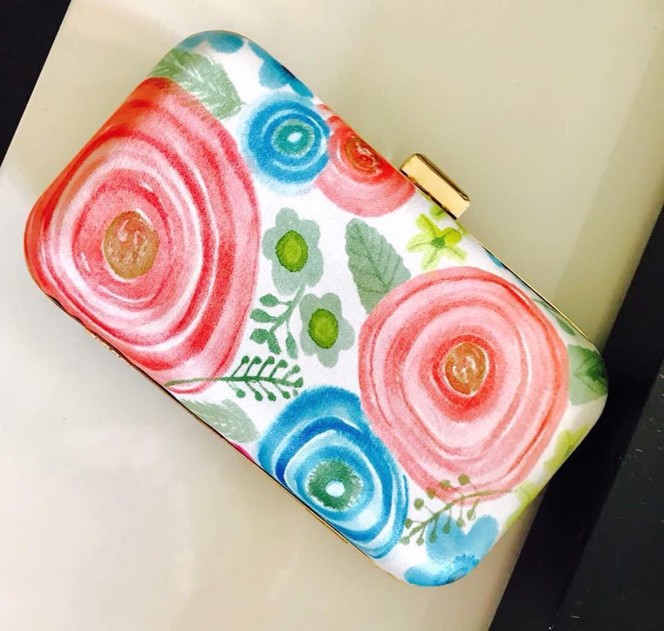 Abstract Floral Clutch