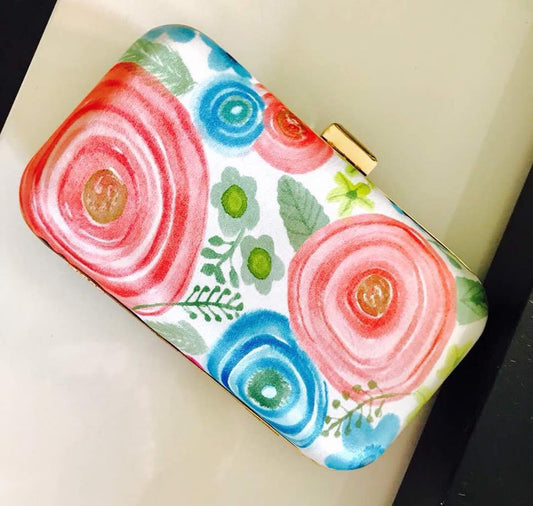 Abstract Floral Clutch